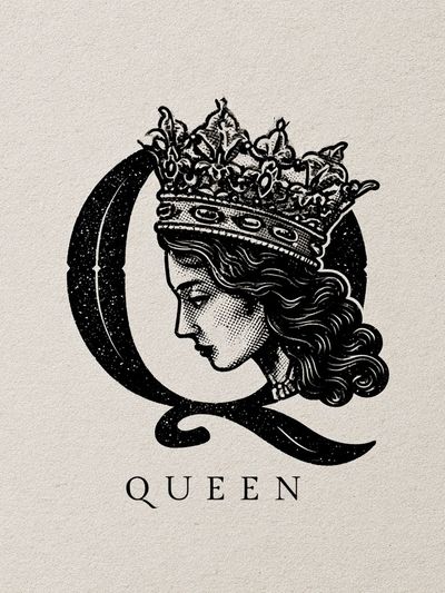Queen Typography Poster. poster