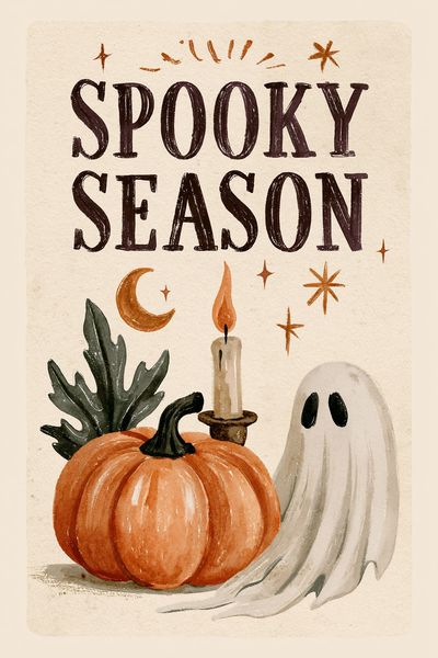 Spooky Season Halloween Print.