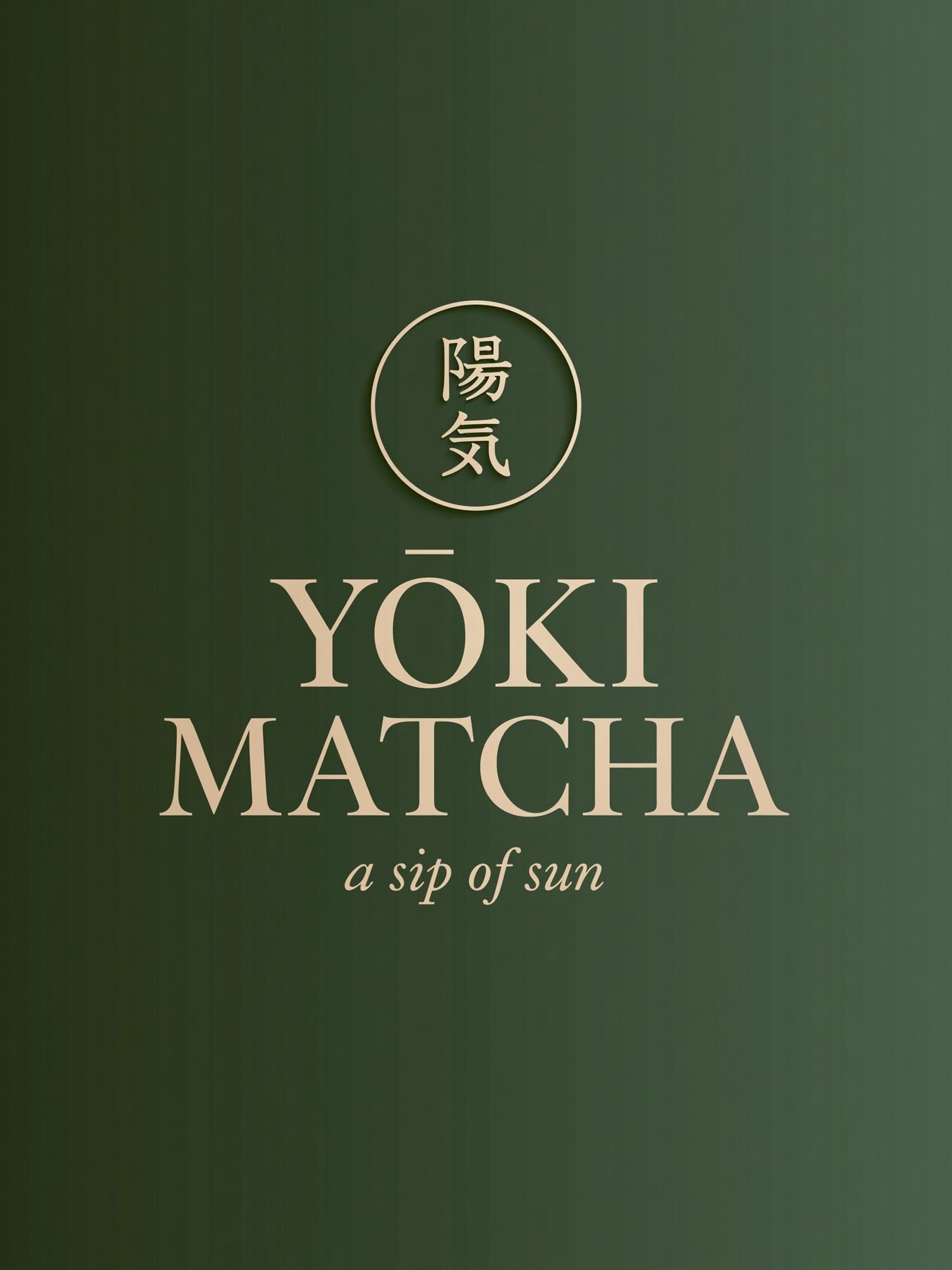 Yōki Matcha Typography Poster. poster — typography art