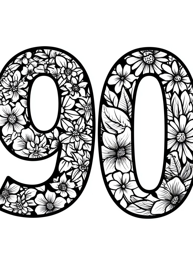 Floral 90 Poster. poster detail
