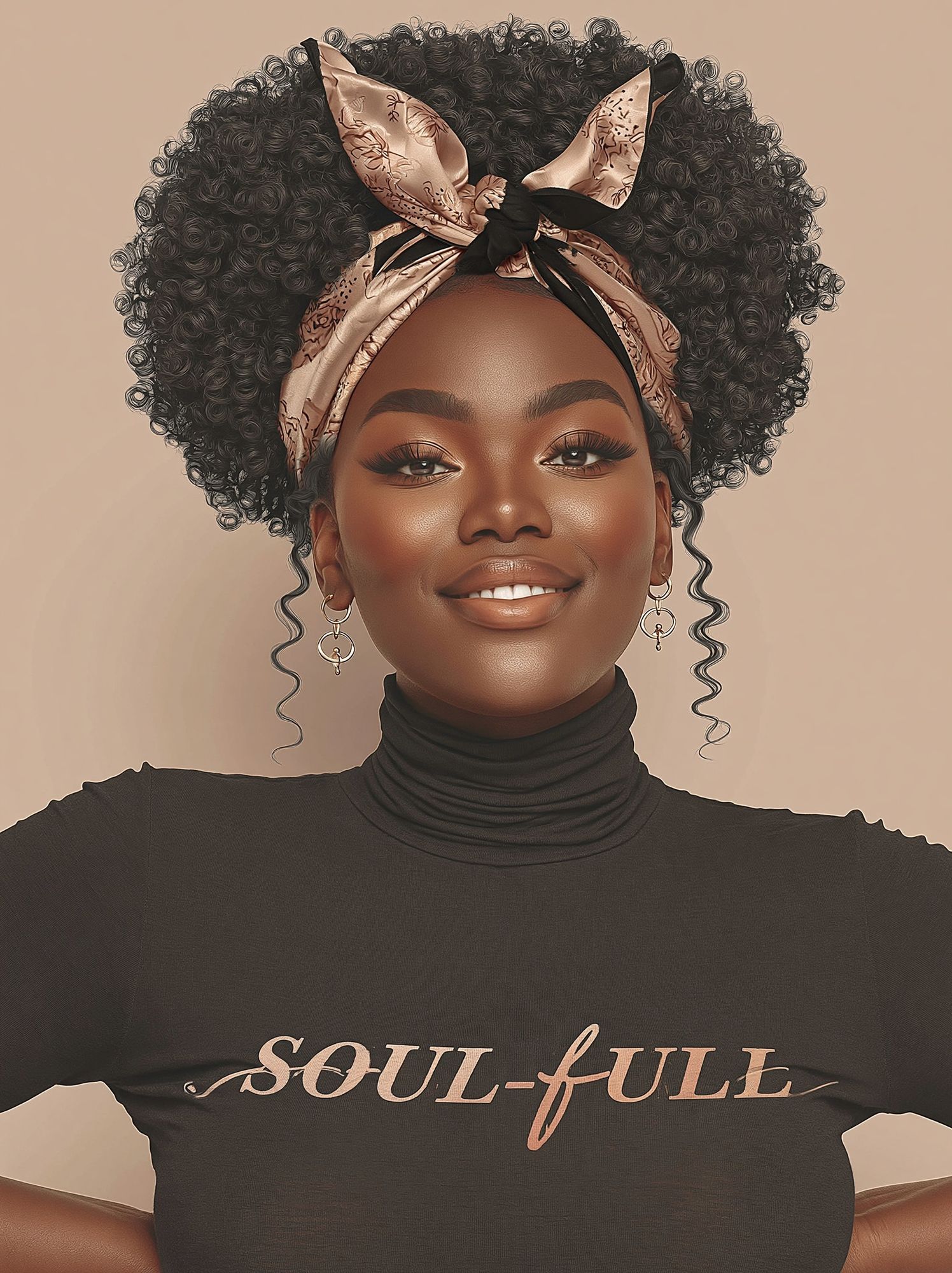 Soul-Full Portrait Typography Poster. poster — typography art