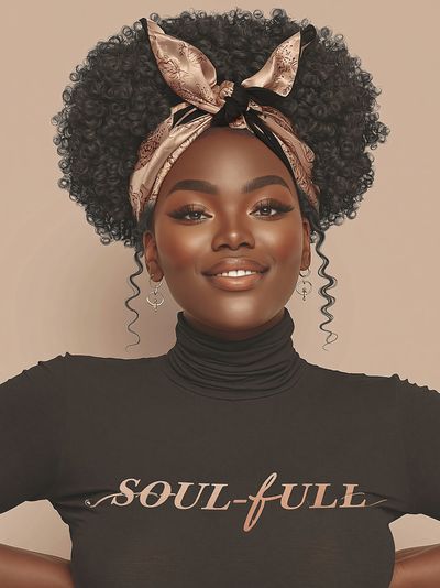 Soul-Full Portrait Typography Poster.