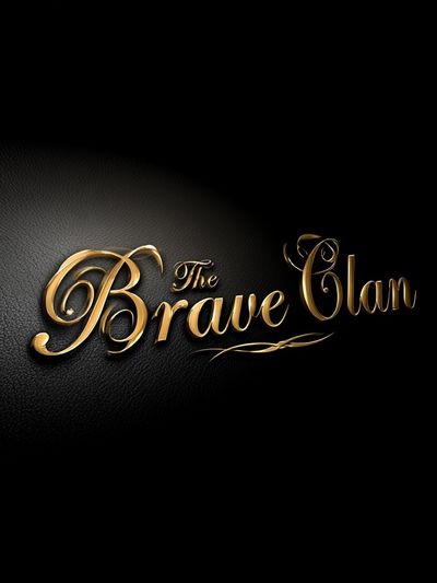 The Brave Glam Typography Poster.