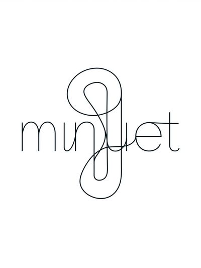 Minuet Typography Poster.