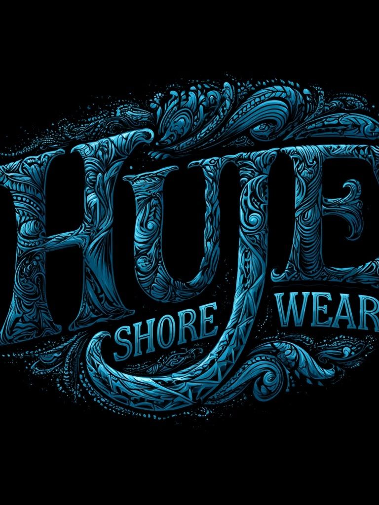 Hype Shore Wear Typography Poster. poster detail
