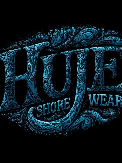 Hype Shore Wear Typography Poster.