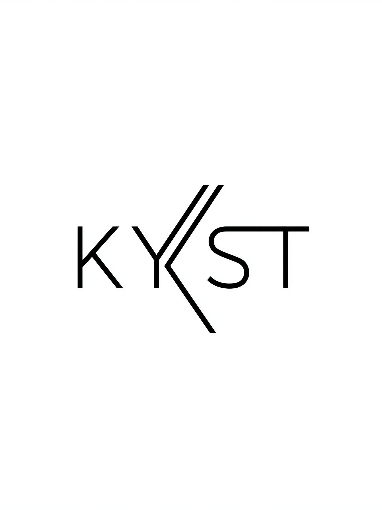KYST Typography Poster. poster — typography art