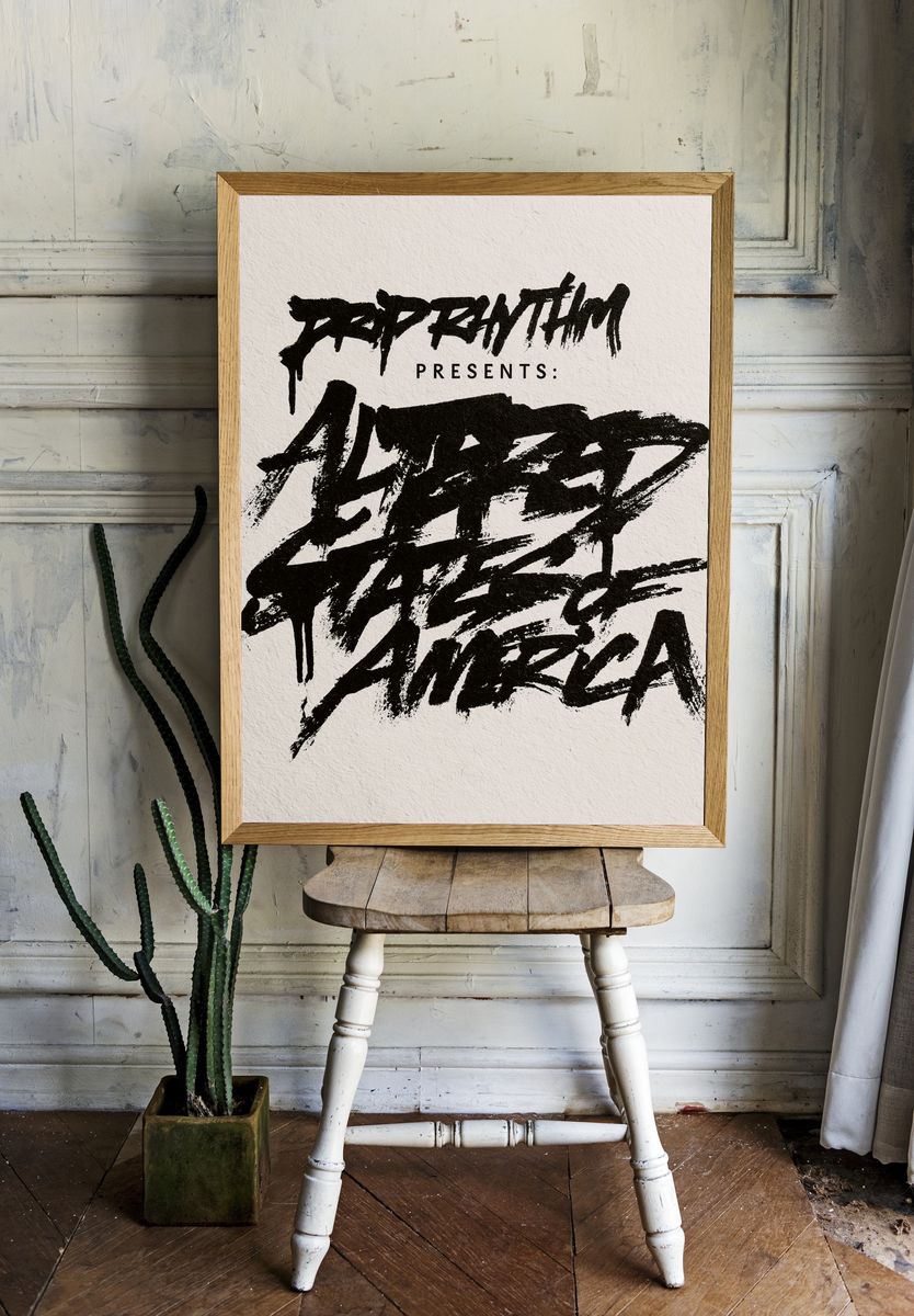 Pop Rhythm Presents Poster. room preview