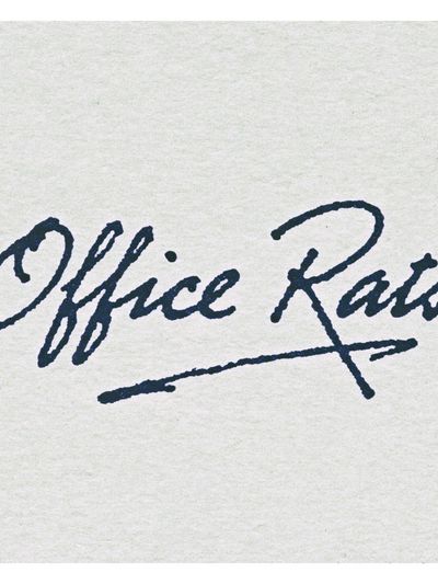 Office Rats Typography Poster.