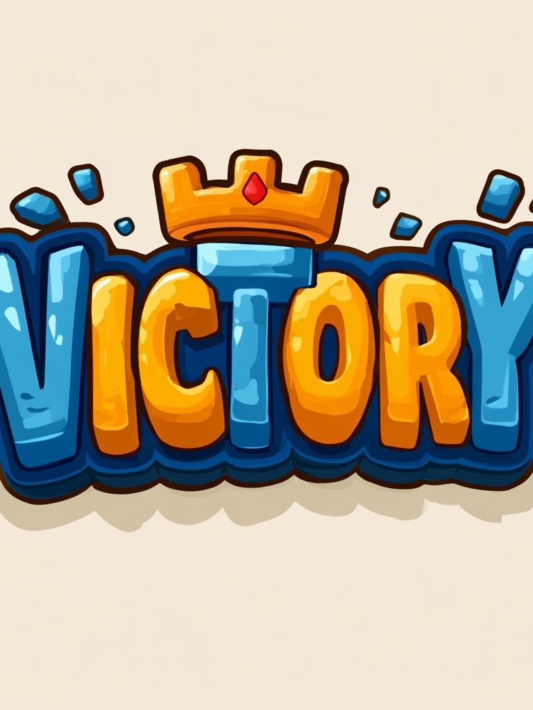 Victory Typography Poster. poster — typography art