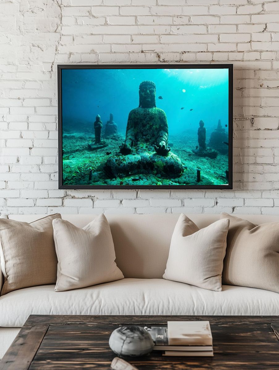 Underwater Buddha ruins Nusa Lambongan. room preview