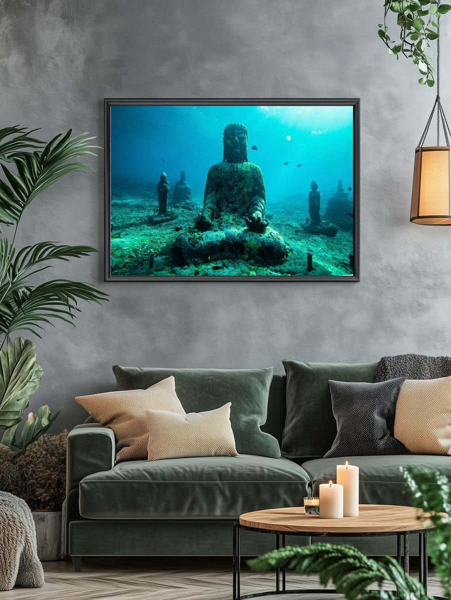 Underwater Buddha ruins Nusa Lambongan. — room view 4