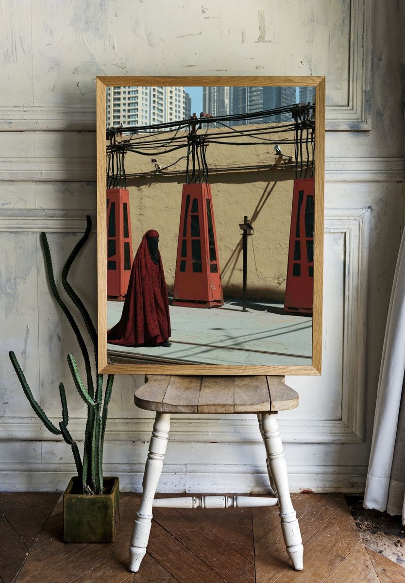 Urban Veil Street Photography Poster. — room view 1
