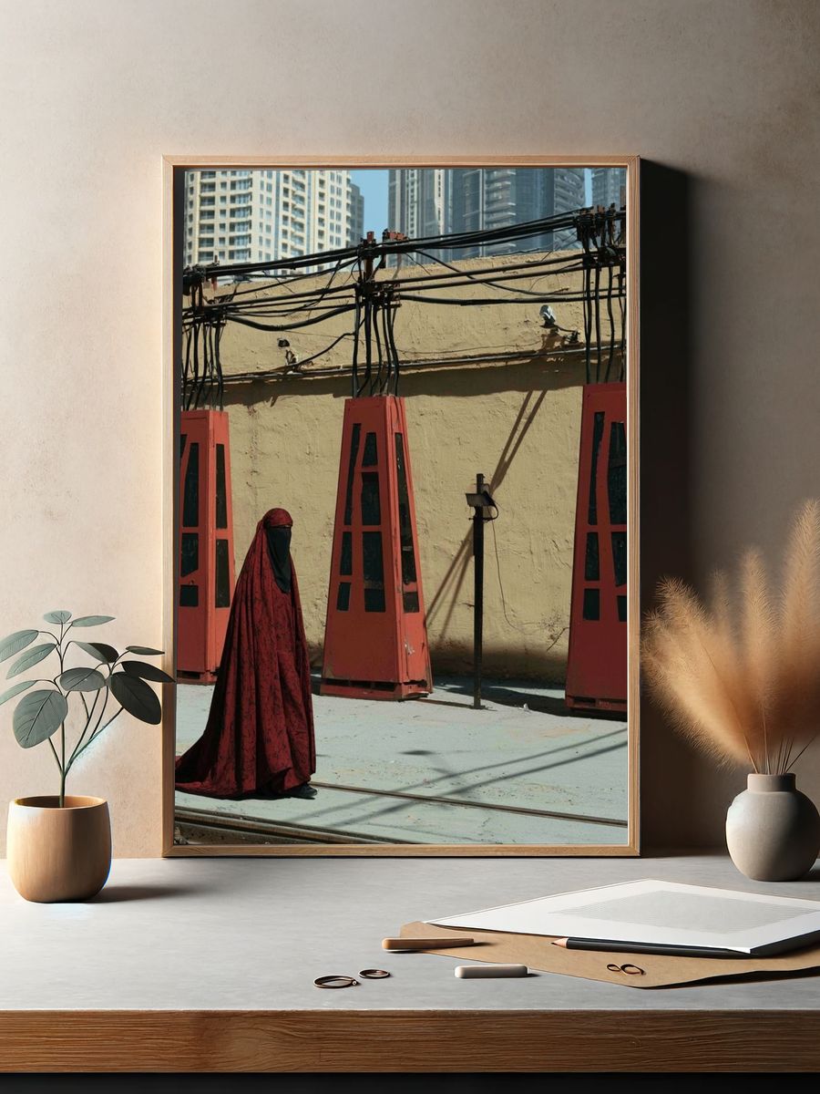 Urban Veil Street Photography Poster. — room view 2