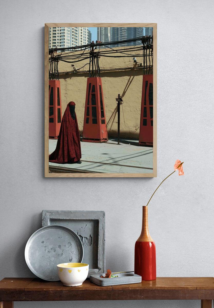Urban Veil Street Photography Poster. — room view 3