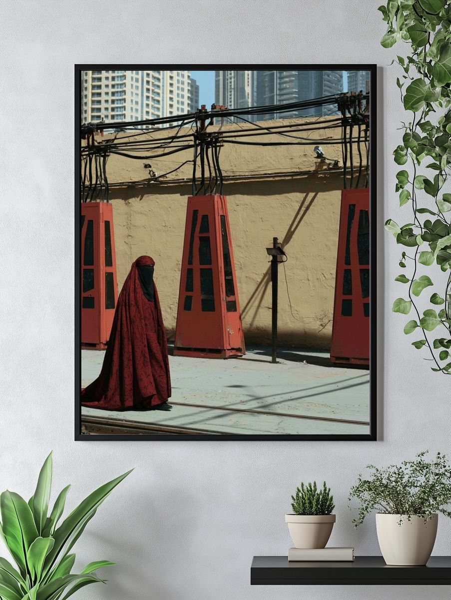 Urban Veil Street Photography Poster. — room view 4
