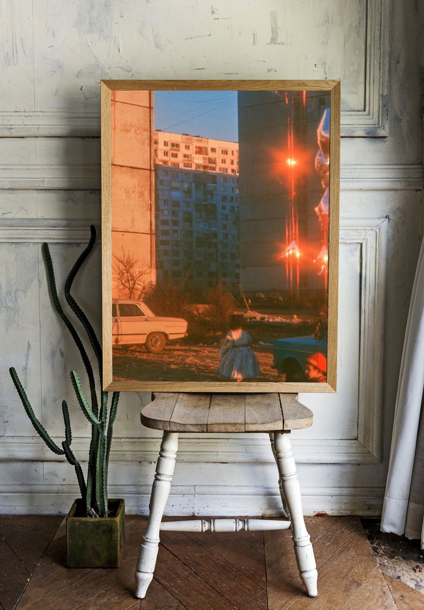 Urban Twilight Street Photography Poster. room preview
