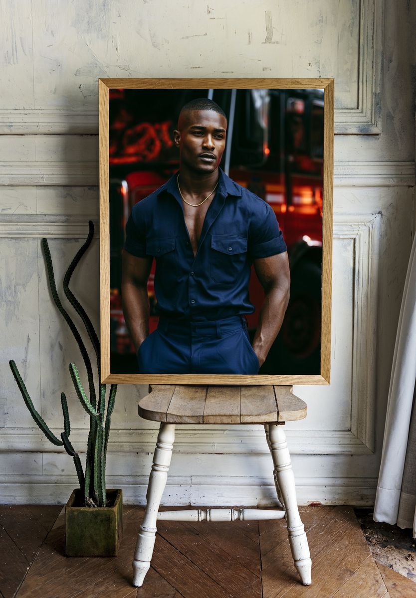 Urban Portrait Photography Poster. — room view 1