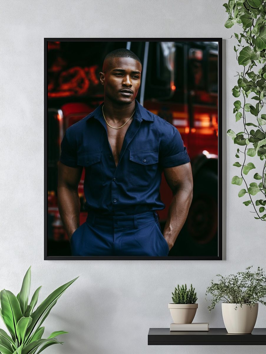 Urban Portrait Photography Poster. — room view 4
