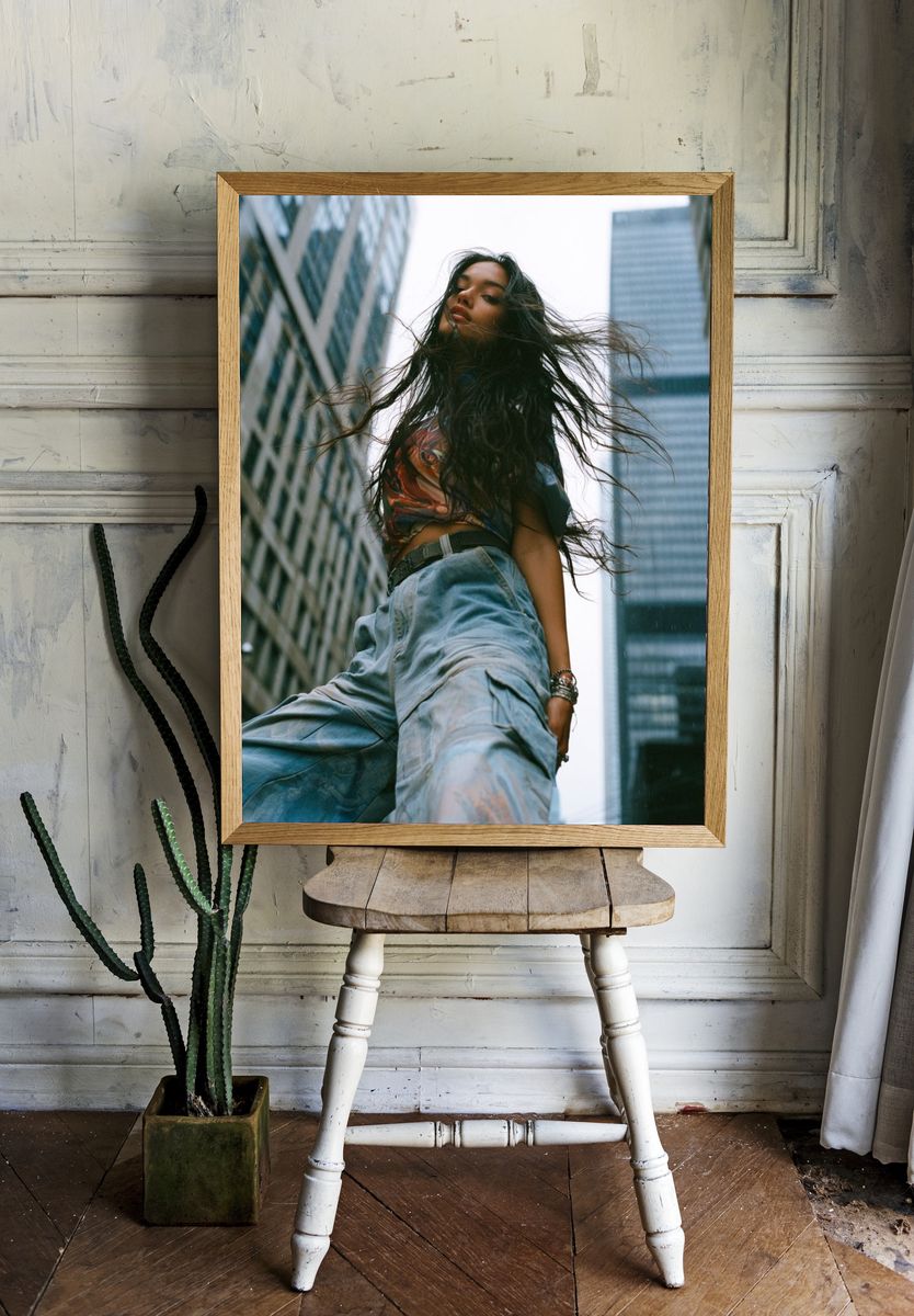 Urban Fashion Portrait Poster. room preview