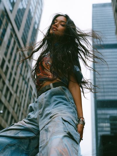 Urban Fashion Portrait Poster. poster