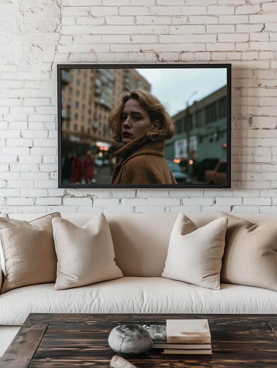 Urban Portrait Photography Poster. — room view 1