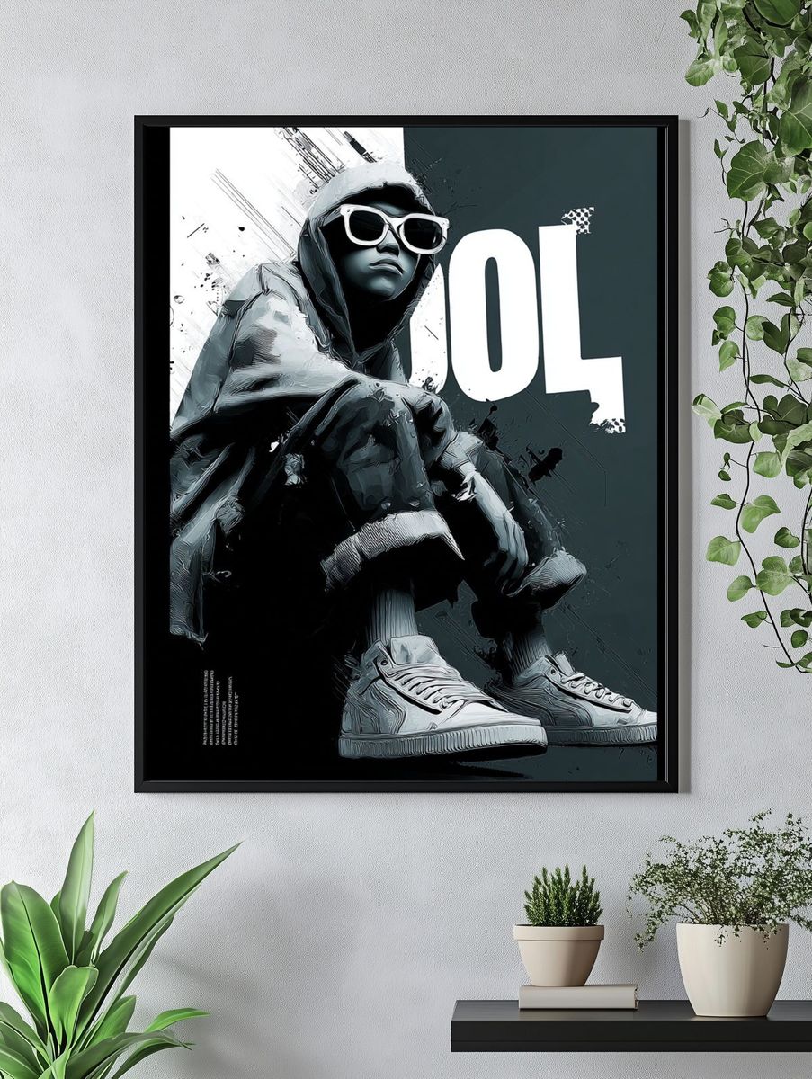 Urban Streetwear Vibes — Illustration Print. — room view 4