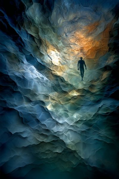 Underwater Exploration — Fine Art Print. poster print