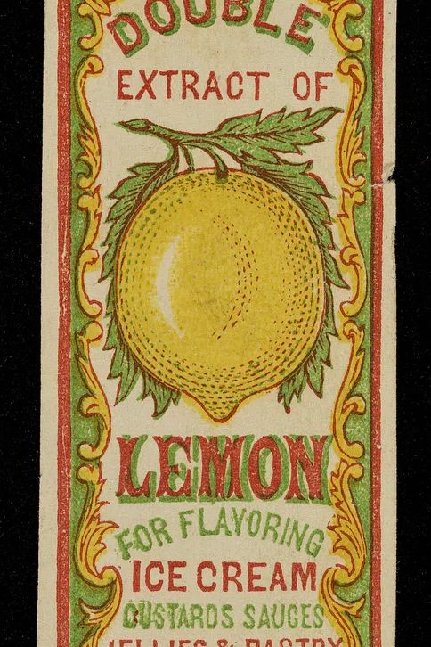 Double extract lemon flavoring ice. poster detail
