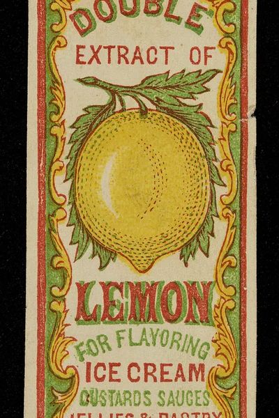 Double extract lemon flavoring ice.