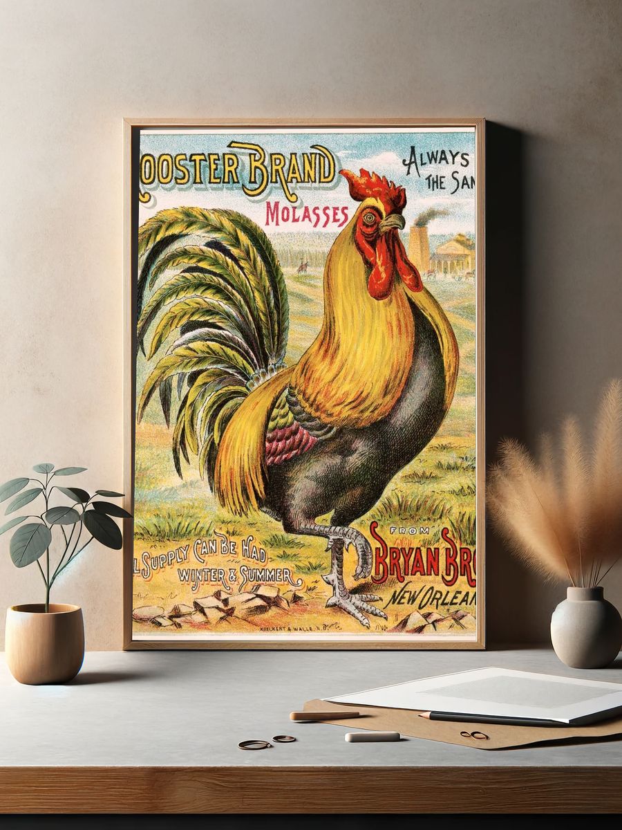 Rooster brand molasses, Bryan Bro's. — room view 2