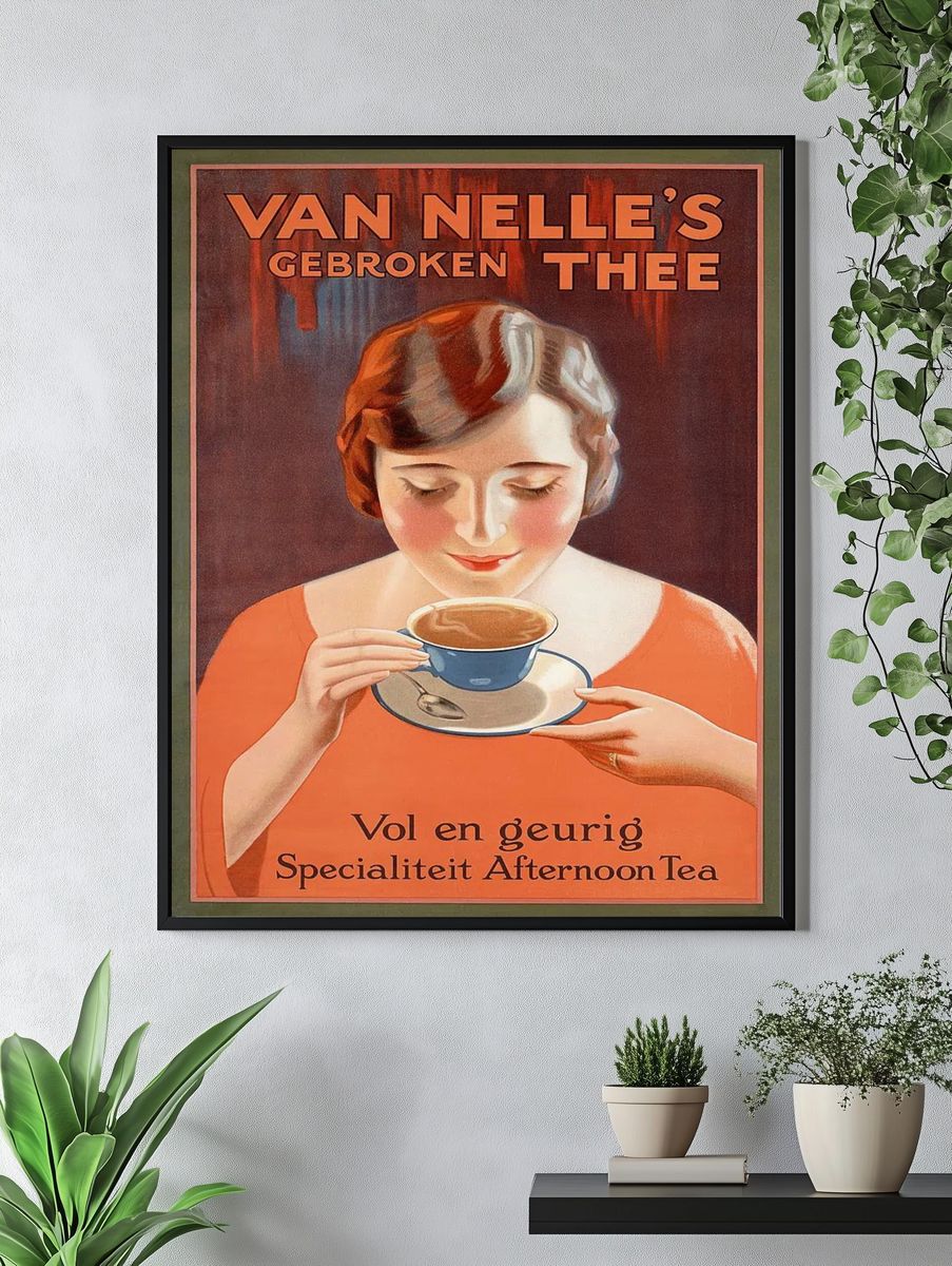 Van Nelle's Afternoon Tea Vintage Poster. — room view 4