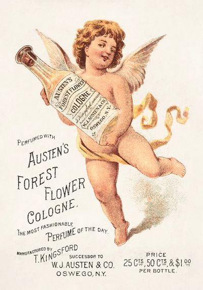 Perfumed Austen's Forest Flower Cologne.