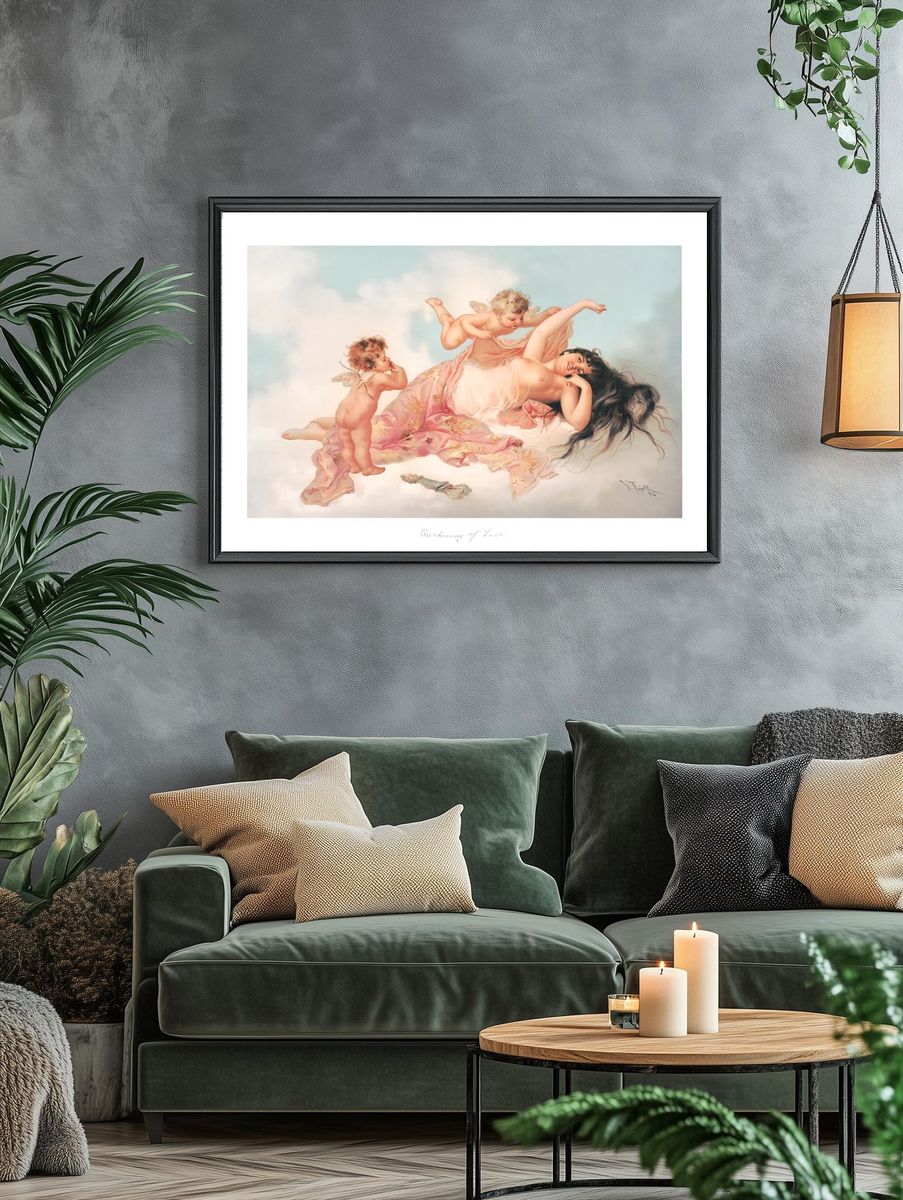 Awakening of Love — Vintage Print. — room view 4