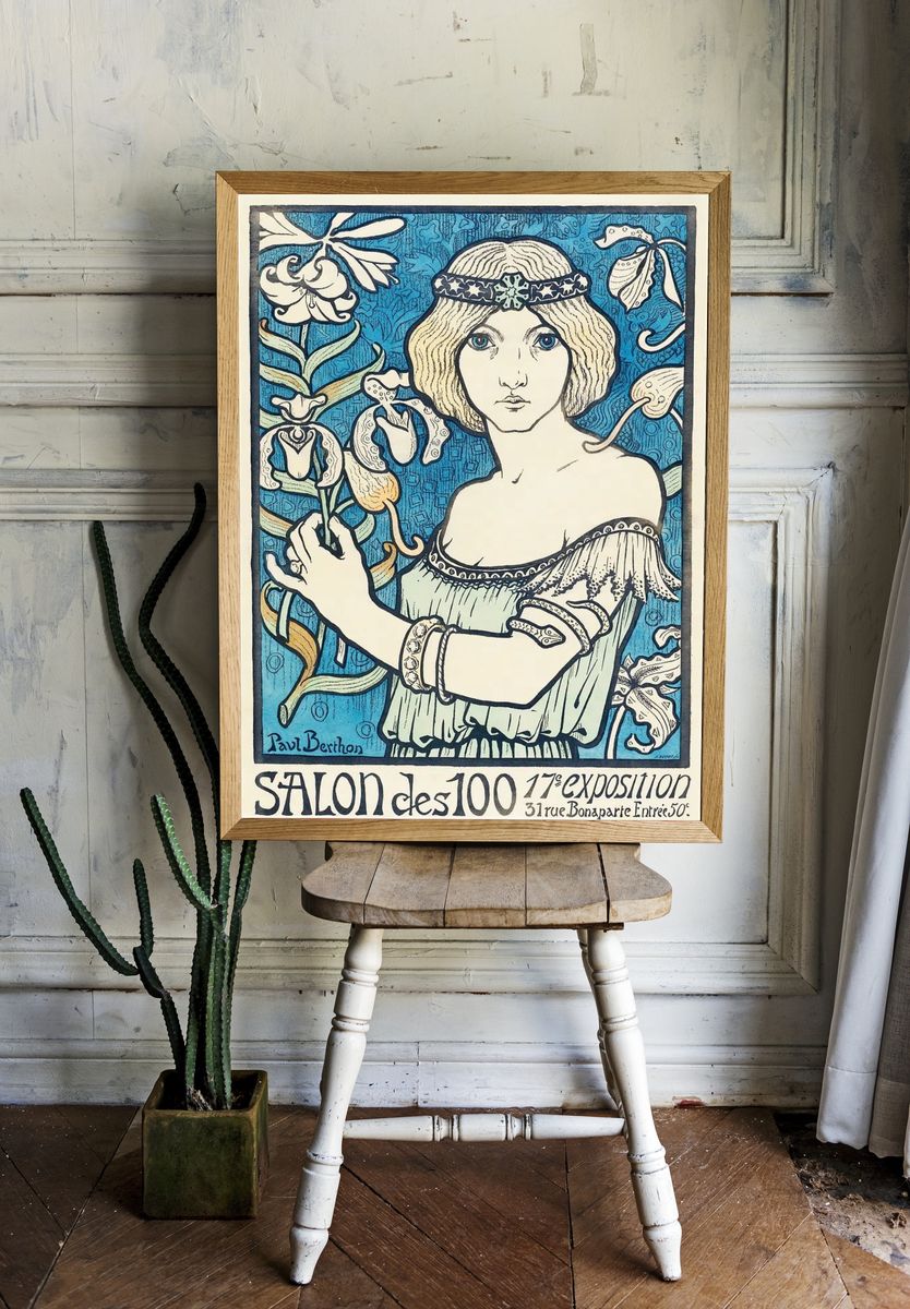 Salon des 100 Art Nouveau Poster. — room view 1