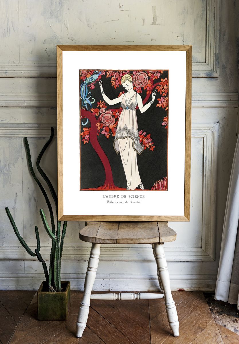 Art Nouveau Fashion Poster. — room view 1