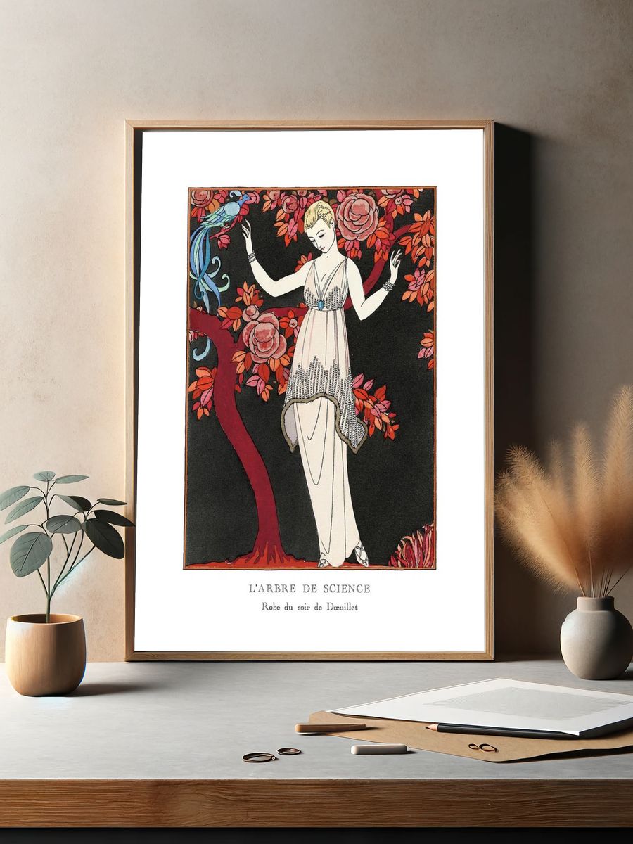 Art Nouveau Fashion Poster. — room view 2