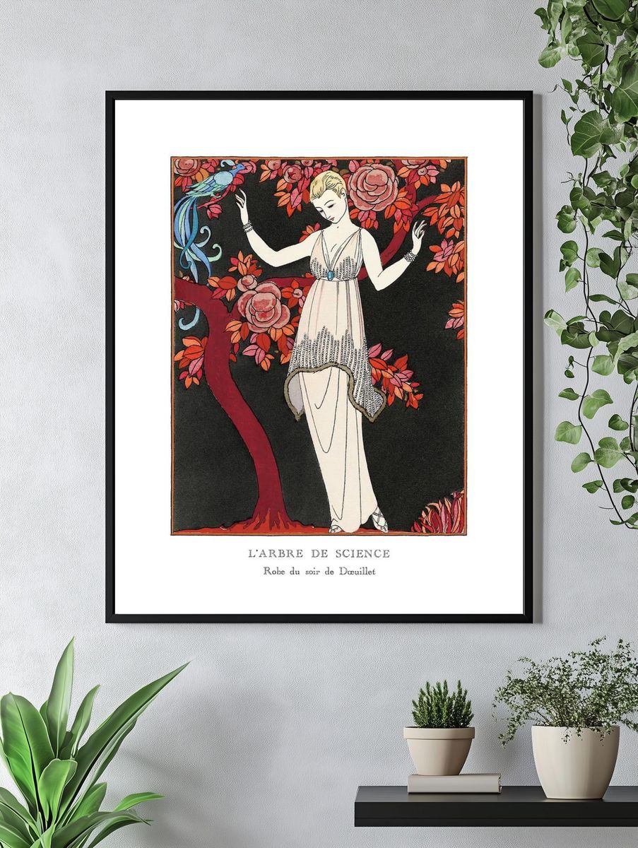 Art Nouveau Fashion Poster. — room view 4