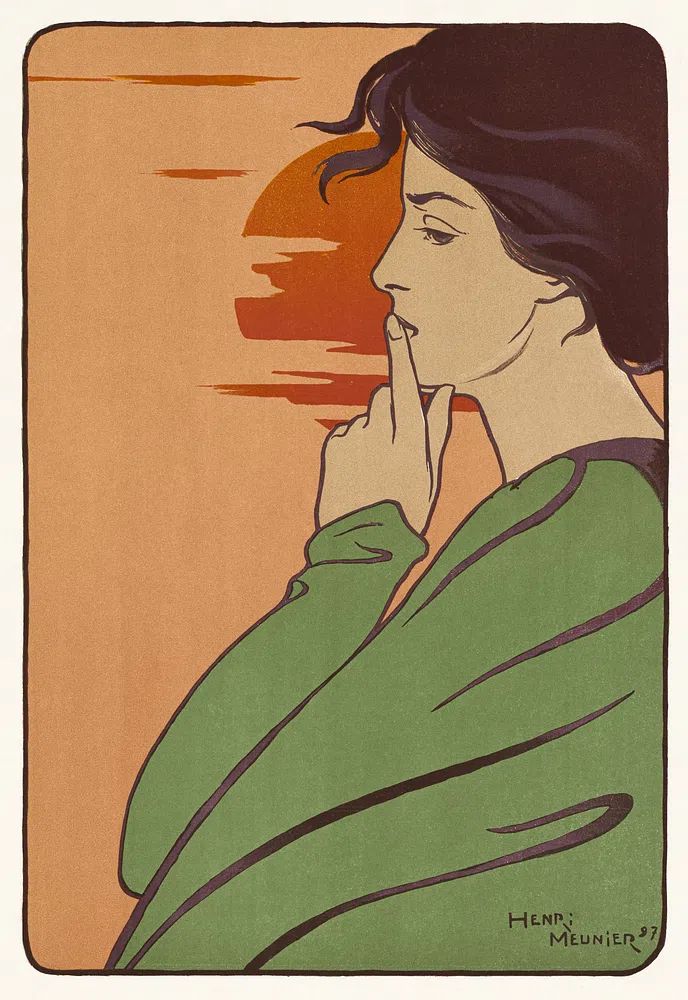 L'Heure du silence (1897) Henri. poster detail