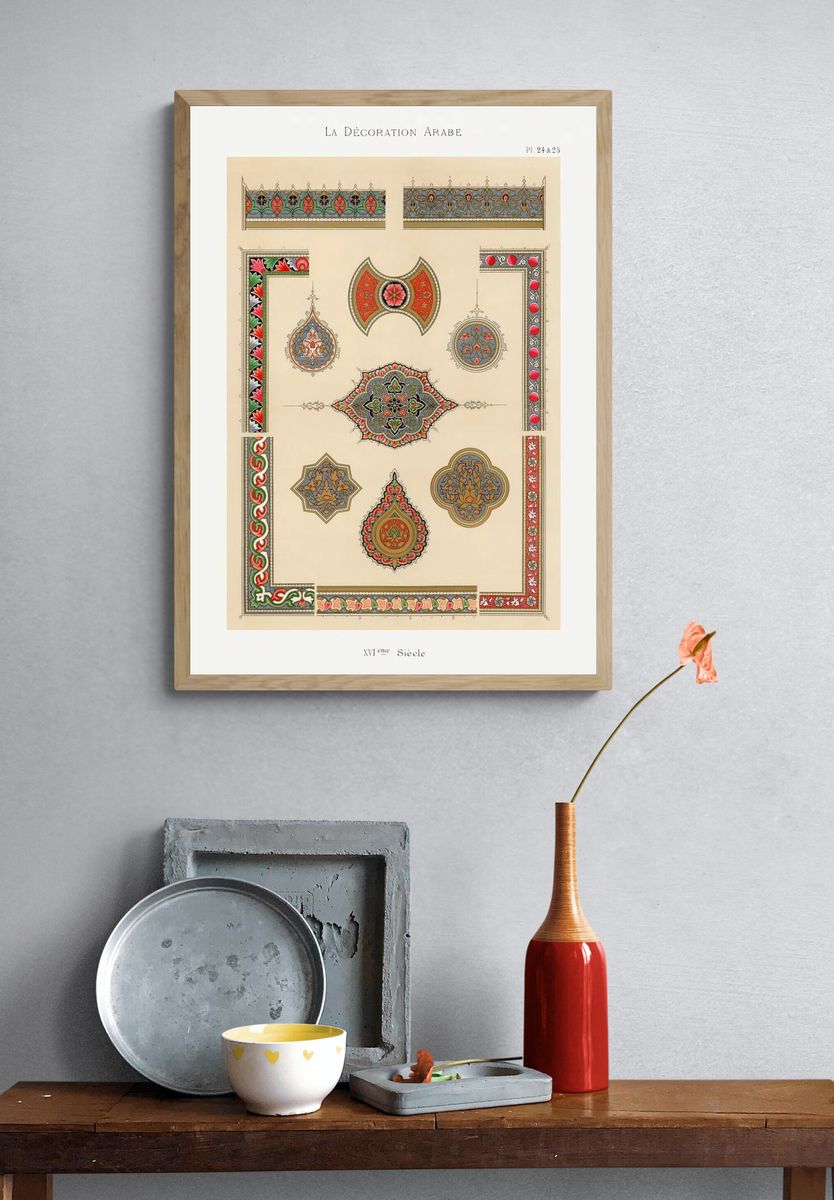 La Décoration Arabe — Vintage Print. — room view 3