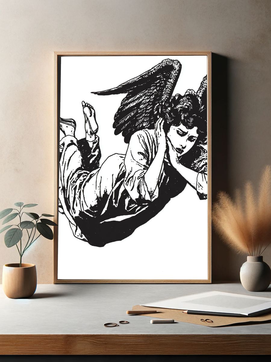Sleeping Angel — Vintage Print. — room view 2