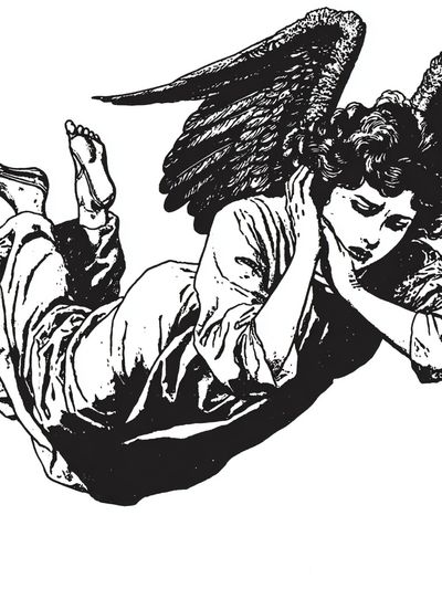 Sleeping Angel — Vintage Print