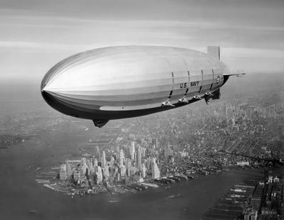 U.S. Navy Airship — Vintage Print. poster