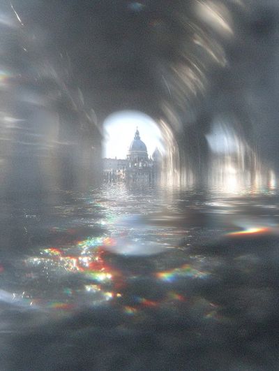 Venetian Archway Reflection — Photography Print. poster print