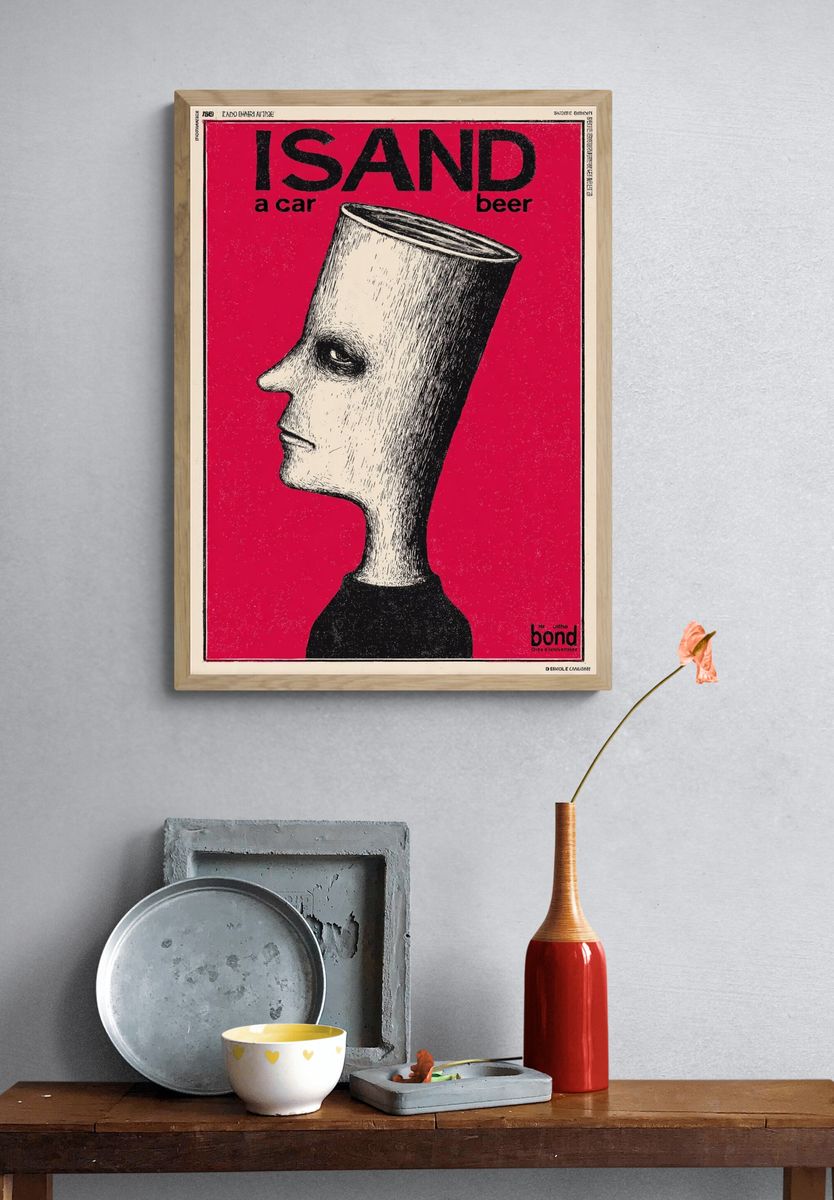 ISAND — Vintage Advertising Print. — room view 3