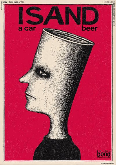ISAND — Vintage Advertising Print.