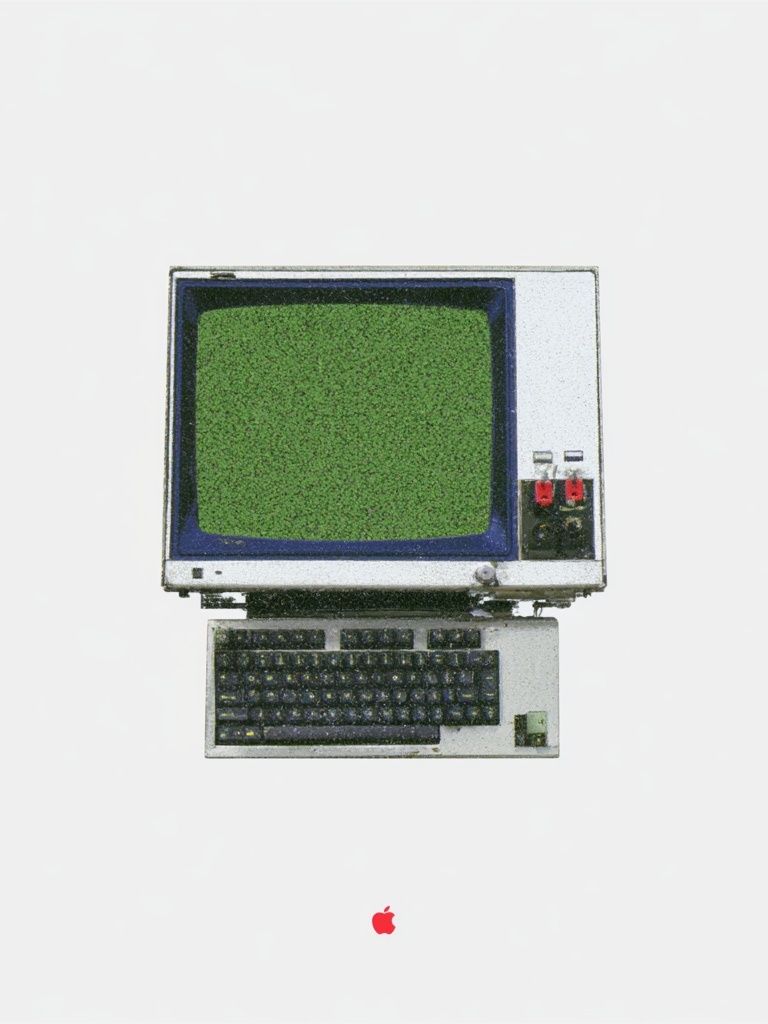 Vintage Apple Computer Poster. poster — vintage art