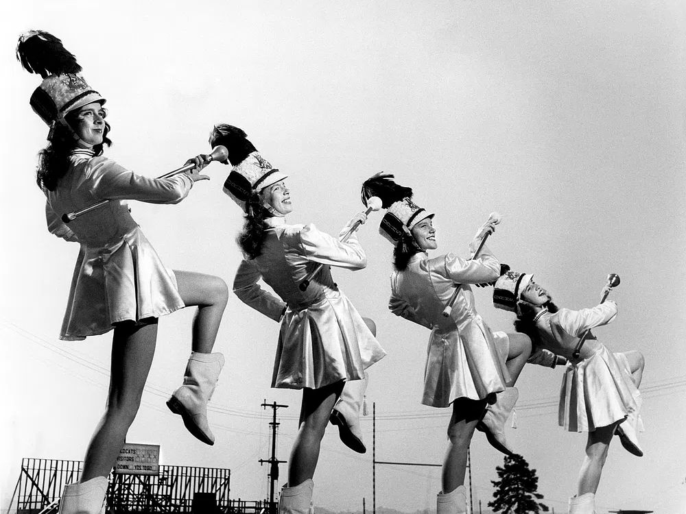 Marching Band Performers — Vintage Print. poster — vintage art