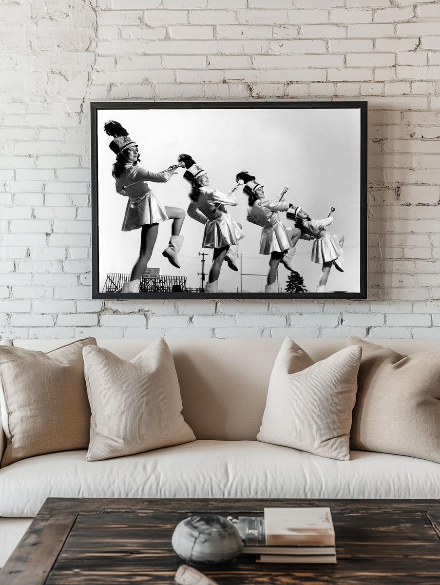 Marching Band Performers — Vintage Print. room preview
