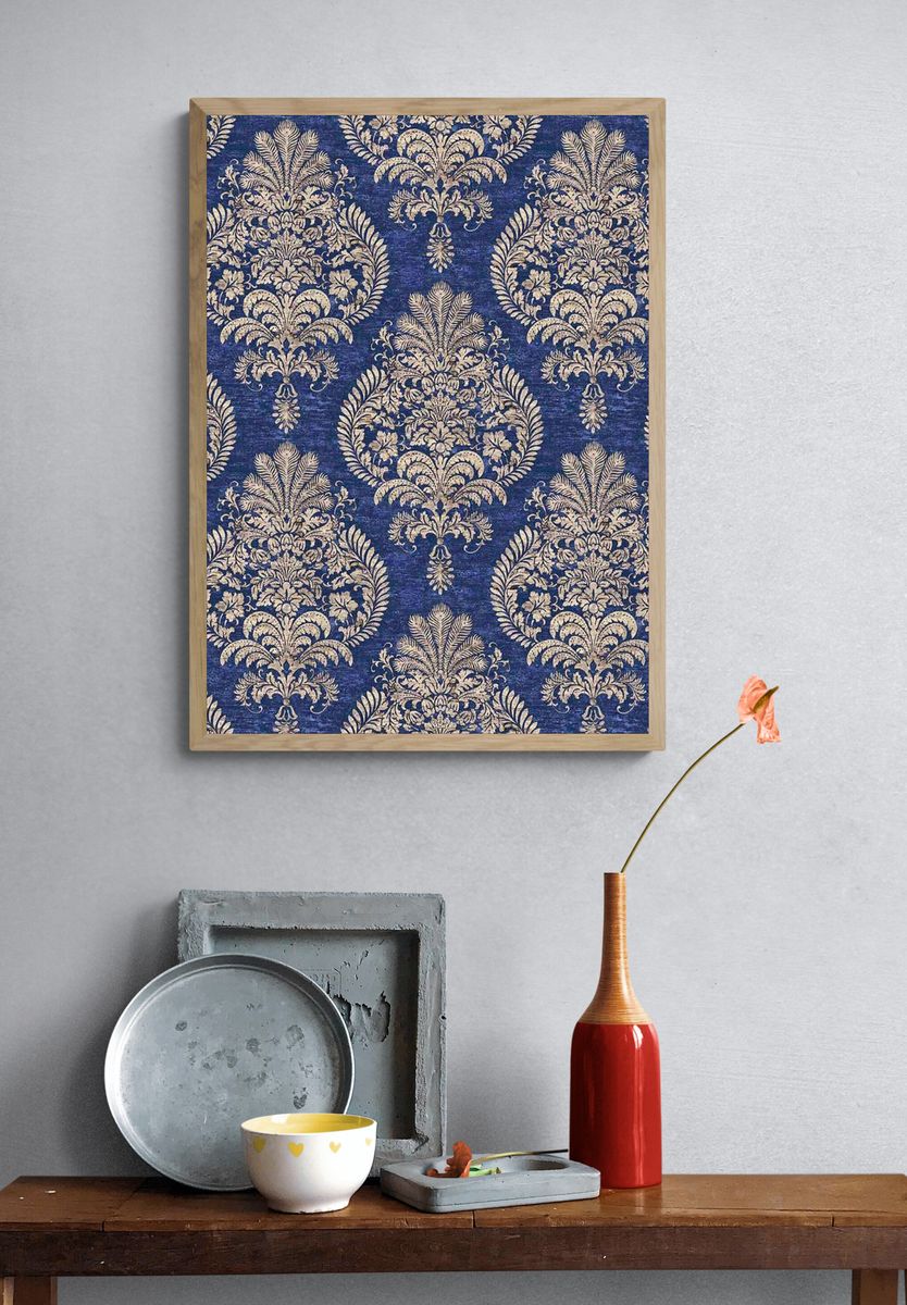 Vintage pattern background. Free public. — room view 3
